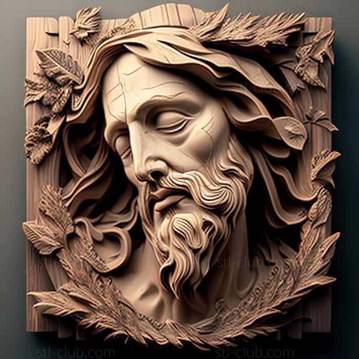 3D model st jesus (STL)